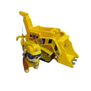 Paw Patrol Rubble Bulldozer Construction Vehicle Figure Lot